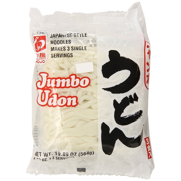 Myojo Jumbo Udon Noodles, No Soup, 19.89 Ounce