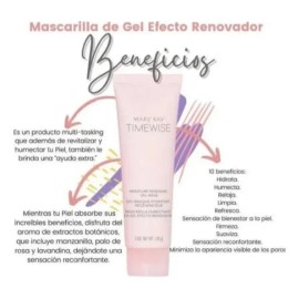 Set 2 Mascarilla Gel Humectante Efecto Renovador Timewise85g