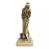 Goddess Fortune Tyche Luck Fortuna Hard Plaster Statue Sculpture 8.65