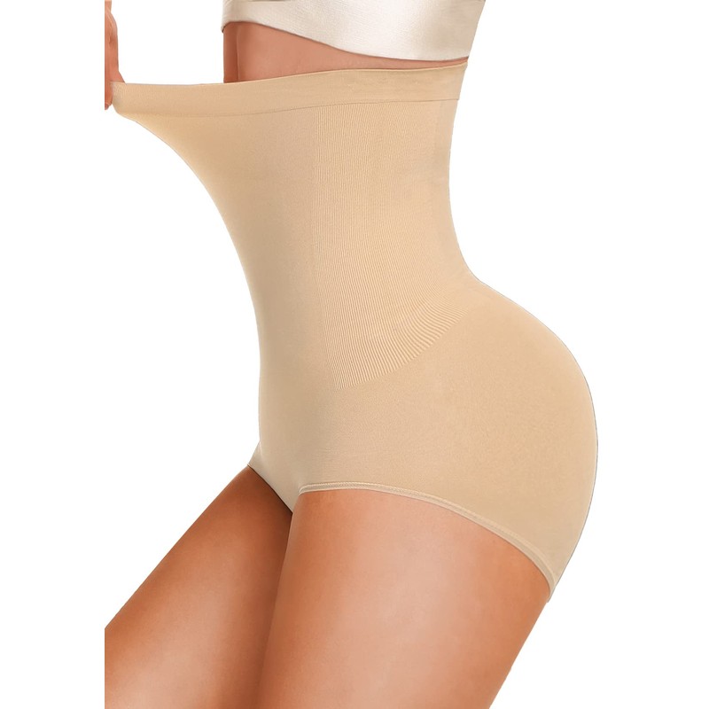 Reamphy High Waisted Shapewear for Women Tummy Control Underwear Seamless