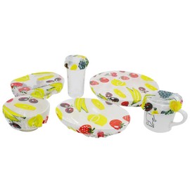 NORPRO Plastic Bowl Covers, 6 Piece Set, 3-Inch to 10-Inch, Multicolored