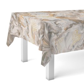 Martina Home Genil Oilcloth Tablecloth 250 x 140 cm Gold