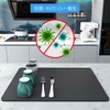Draining Mat, Diatomaceous Soil, Quick Drying Absorbent Mat, Dish Drying