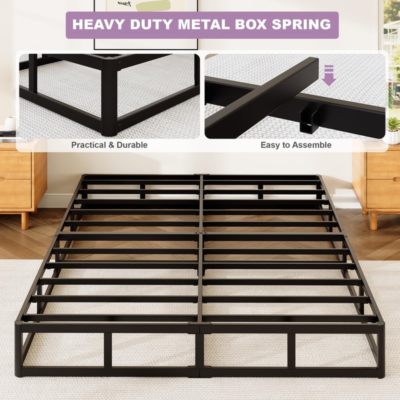 10 Inch Queen Size Box Spring – 3500lbs Heavy Duty