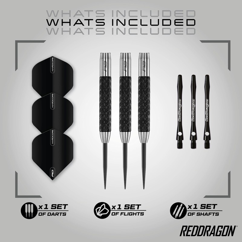 RED DRAGON Council 1: 30g Tungsten Darts with Flights and