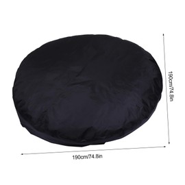 Outanaya 1Pc Round Hot Tub Cover Durable Spa Protector for Outdoor Use Fits Keeps Debris Your Bathtub for Pools and Spas