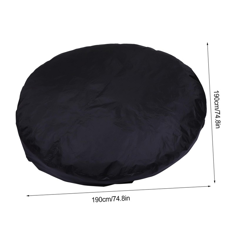 Outanaya 1Pc Round Hot Tub Cover Durable Spa Protector for
