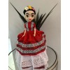 Frida Kahlo Doll Muñeca de Frida Kahlo Artesanal13"H mexican doll