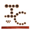 Instrument Clinic Alto Saxophone Pad Set with Shellac Stick, Pads