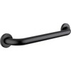 18" Stainless Steel Matte Black Restroom Grab Bar - Wall