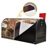 KJIZMO Scottish Highland Cattle Cows Mailbox Cover Magnetic Post Letter