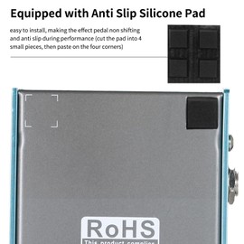 Mingzhe 10-Band EQ Guitar Effect Pedal Mini Guitar Equalizer with True Bypass for Guitar Bass Aluminum Alloy Body - Band Controller