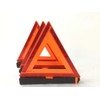Roadside Safety Emergency Reflective Warning Triangles - 3 Pack with
