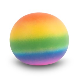 Rainbow Coloured Stress Ball 5.5cm - Multi-Coloured Stress Relief, Novelty Fidget Toy, Sensory Squeeze Toy, ADHD, Anxiety Therapy, For Children, Kids, Adults (5.5cm Ball)