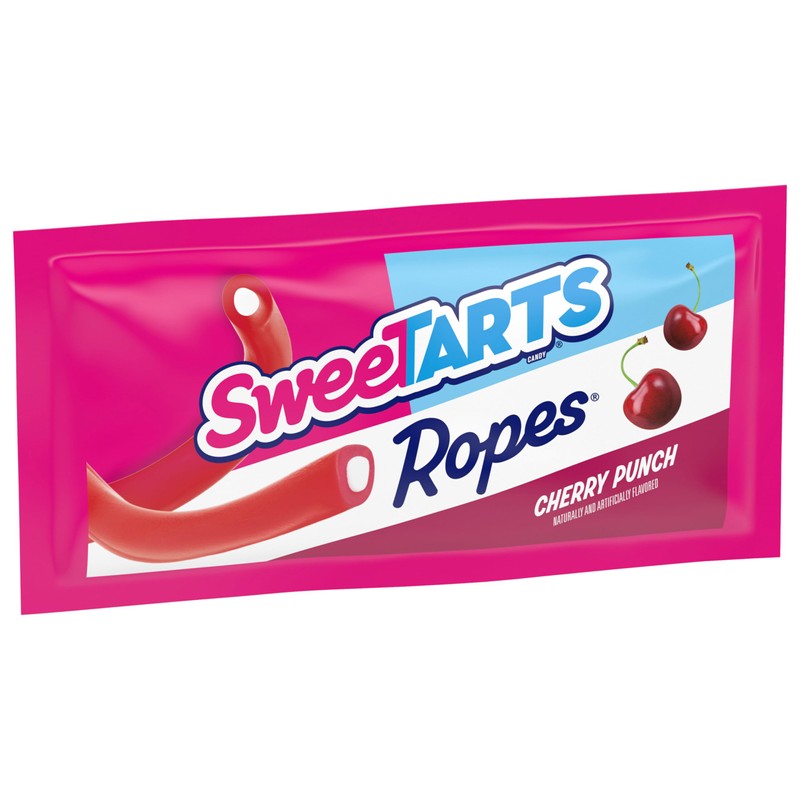 SweeTARTS Ropes Candy, Variety Mix, Cherry Punch, Twisted Rainbow Punch,