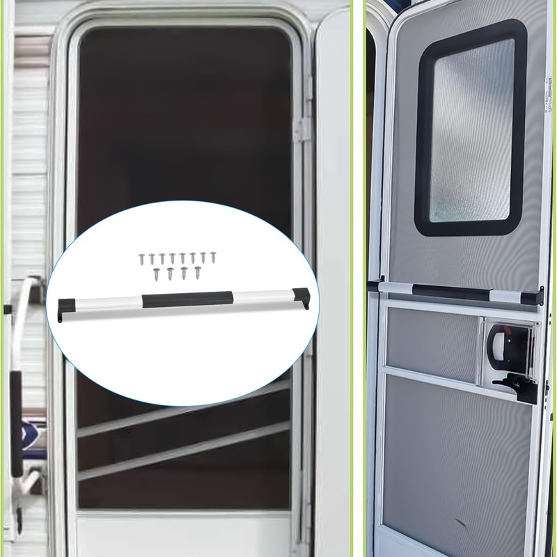 Gekufa Adjustable RV Screen Door Cross Bar Handle Universal Fit