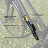 MICHELIN Mini Aluminium Foot Pump, Blue, Pression maximale accessible :
