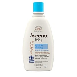 Crema hidratante para tratamiento de eczema en bebés de la marca Aveeno , 1, 1
