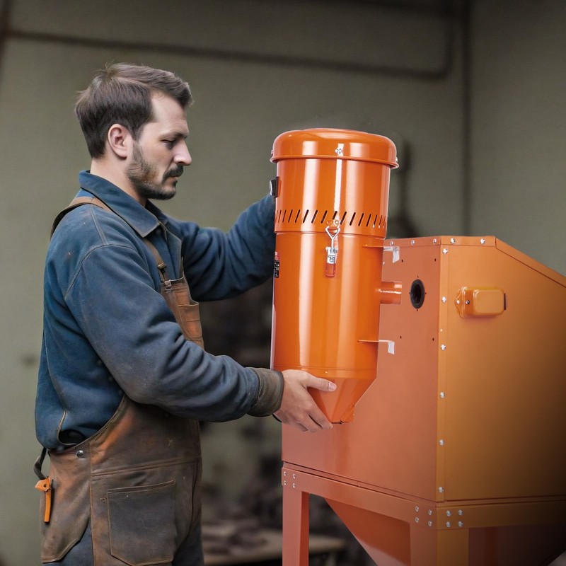 VEVOR Dust Collection System: 1.6-HP Dust Collector Media Reclaimer with