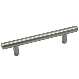 Laurey 87701-3.75 Inch Hollow Stainless Steel Builder Bar Pull Handle in Brushed Nickel - 25 Pack