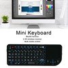 Mini Keyboard 2.4G Wireless Backlit Integrated Design Inbuilt Rechargeable Battery