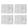 20PCS Toilet Lid Bumper Transparent Silicone Toilet Lid Bidet Replacement