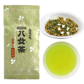 Green Tea with Matcha, Brown Rice, Yame Tea, 3.5 oz (100 g), Bagged Tea, Iwaki en Tea, Kyushu, Fukuoka, Yaome Tea, 100% Brown Rice with Matcha