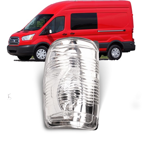 WOZUA Side Mirror Indicator Light Cover Clern Left Driver Side