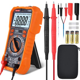 Professional Digital Multimeter YIQIYIBO Multimeter TRMS 9999 Accounts Manual Range Voltmeter Measuring AC/DC Voltage AC/DC Voltage Resistance Diodes Triode Continuity Capacity