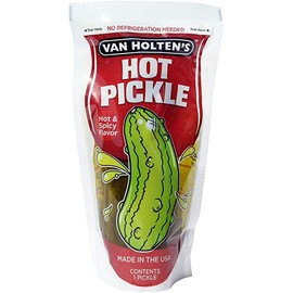 Van Holten's Hot Pickle - Large | Pickle in a Pouch - Pack of 3