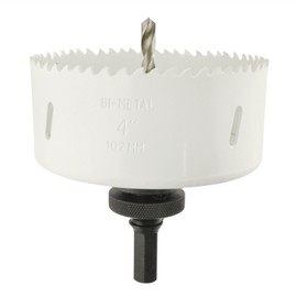 102mm HSS Hole Saw Holesaw Bi-Metal Blade Cutter Drill and Drill Adaptor Arbor