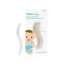 Frida Baby NailFrida The S-Curved Baby Nail Files, Nail Trimmer for Baby, Designed for Small Fingers, 5 Count