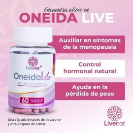 Suplemento En Cpsula Livenat No Especificado De Oneida X 750mg