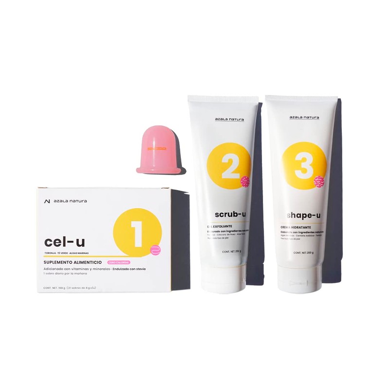 Kit celulitis ventosa, 4 pasos y dile adiós a la