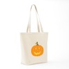 CafePress Smiling Jack O Lantern Tote Bag Reusable Natural Beige