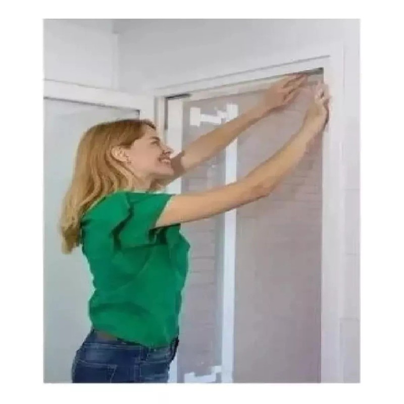 CB Malla Mosquitero Ventana Magnética Ajustable Hogar Moscos