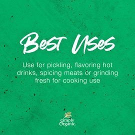 Simply Organic Whole Cloves, Certified Organic | 2.05 oz | Pack of 6 | Syzygium aromaticum (L.) Merr. & L.