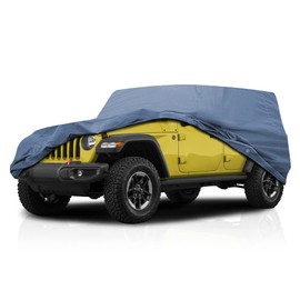 DaShield Ultimum Series SUV Car Cover for Land Rover Defender 110 1990-1999 4-Door All Weather Protection Semi Custom Fit Full Coverage Dust, Sun, Snow, Rain, Hail Protection Outdoor/Indoor
