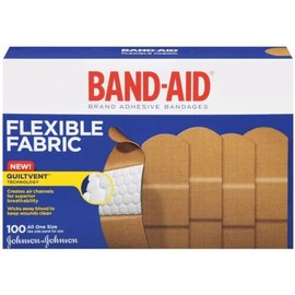 Band-Aid Bandages Flexible Fabric 1" x 3" 100ct