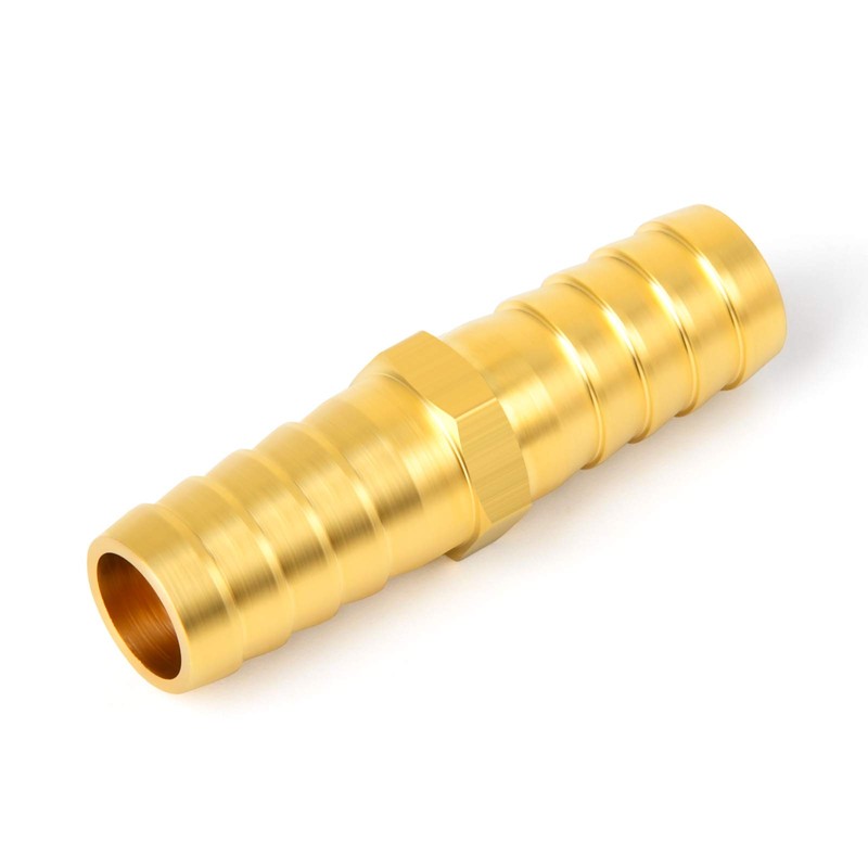 ERGAOBOY 5 x 10 mm brass hose nozzle, 2-way straight