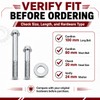 12 PCS M10-1.5 Engine Stand Bolt Kit Compatible with LS