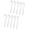 10-Pcs Clear Spray Foam Replacement Tubes -with Quick-Connect Nozzles for