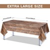 YYBD 3Pcs Wood Grain Table Decor Light Brown Wood Grain
