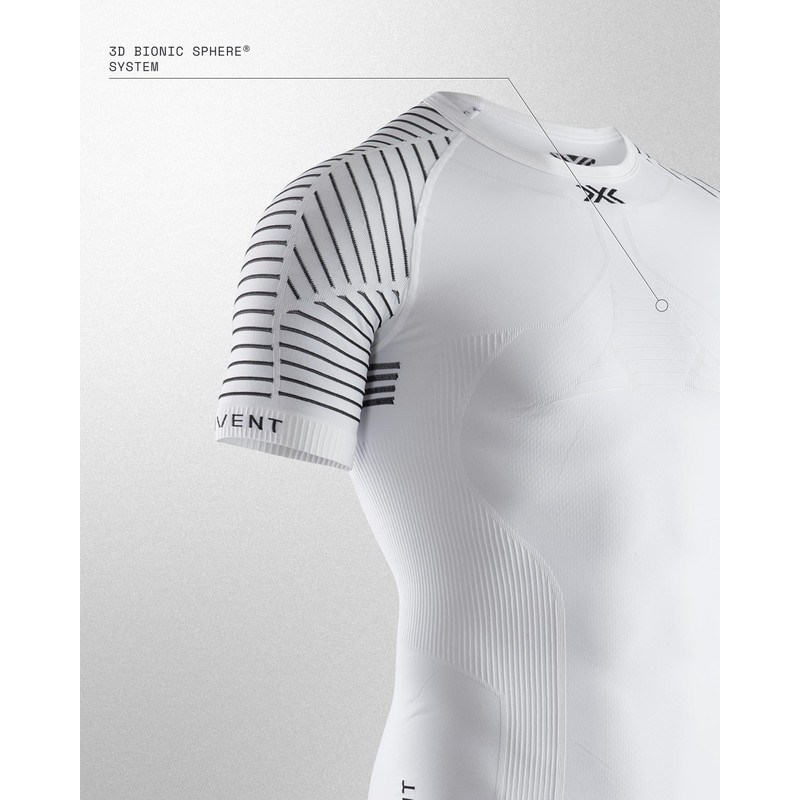 X-Bionic® Invent 4.0 Athletic T-Shirt Men Compression Base Layer White
