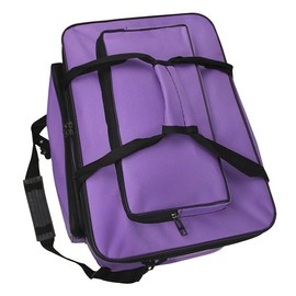 Large Fundamentals Art & Crafts Supplies Organizer Bag Padded Tote Adjustable Shoulder Bag Foldable Essentials Art Storage Cargo Carry Case for Brush Markers Pencils Sketchbook Watercolors Art Palette