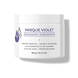 ANS Brasil Maske VIOLET Tiefenpflege, repariert und entgilbt blondes, weißes, gefärbtes Haar, glänzendes Haar, 300 ml