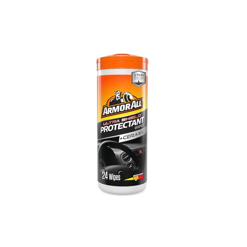 Armor All Ultra Shield Car Interior Protectant Wipes + Ceramic