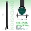 20 Pack 1-3/8'' Chain Link Fence Extension, 17'' Fence Extension