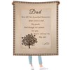 AUIVTY Memorial Gifts for Loss of Father Mother Sympathy Blanket