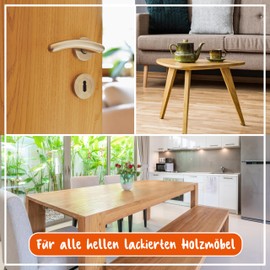 POLIBOY fixneu Politur hell - Möbelpolitur für helle lackierte Hölzer - farbauffrischende Holzpolitur - 1x 100 ml - Made in Germany